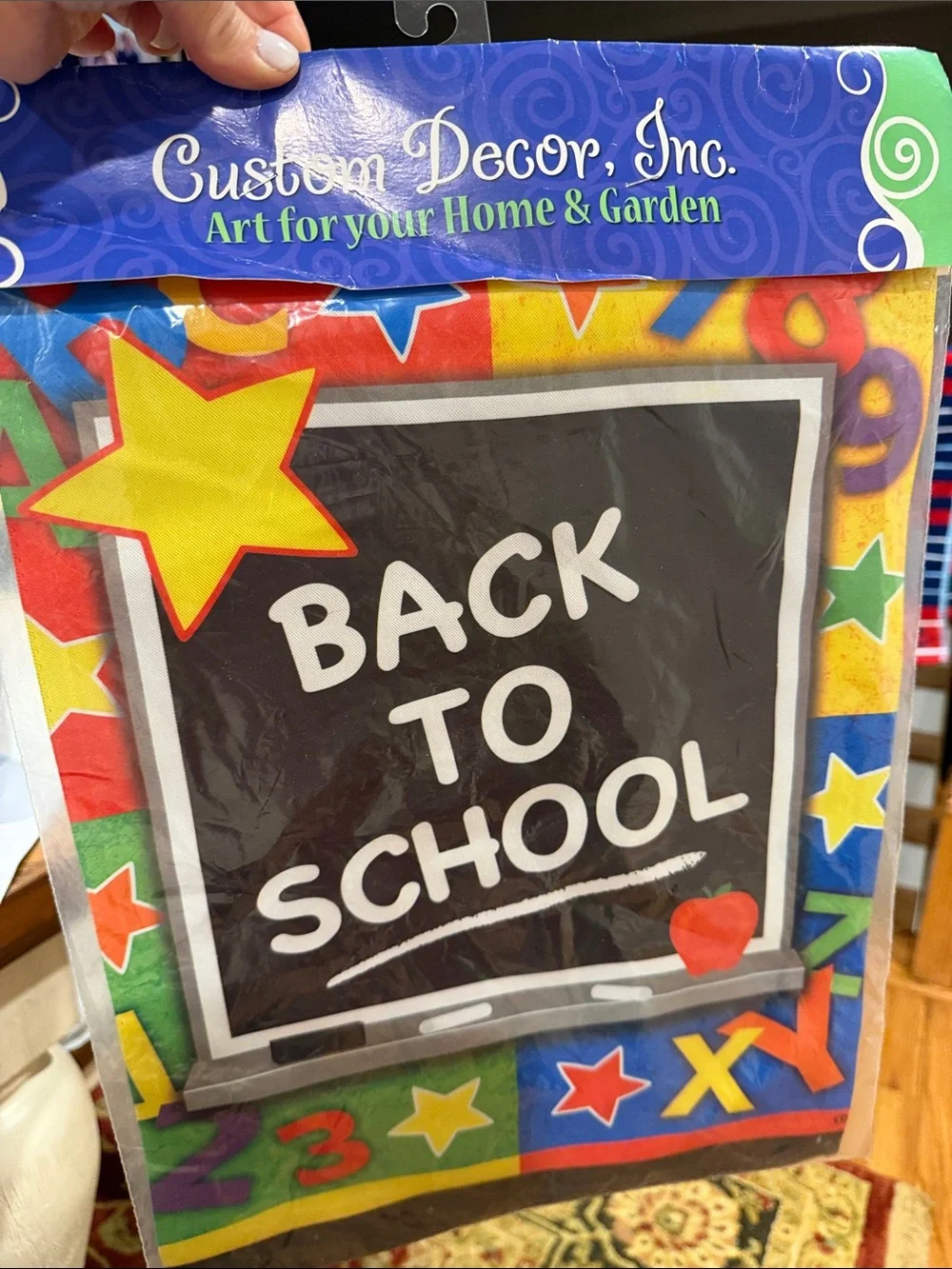 Back to School Decorative Garden Flag - Multicolor NWT teacher classroom